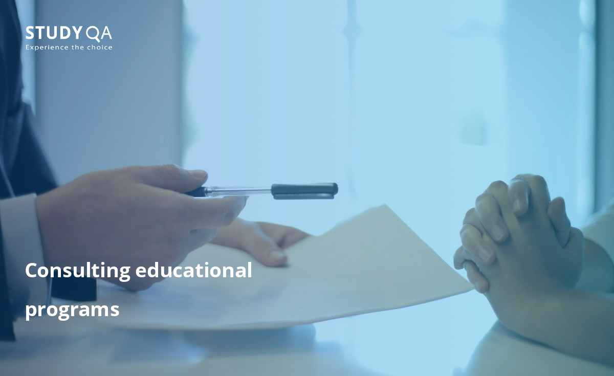 Consulting educational programs Consulting programs can be studied at many universities all around the world. Choose any of 185 programs in 11 countries in Consulting educational programs at the biggest study abroad platform StudyQA.