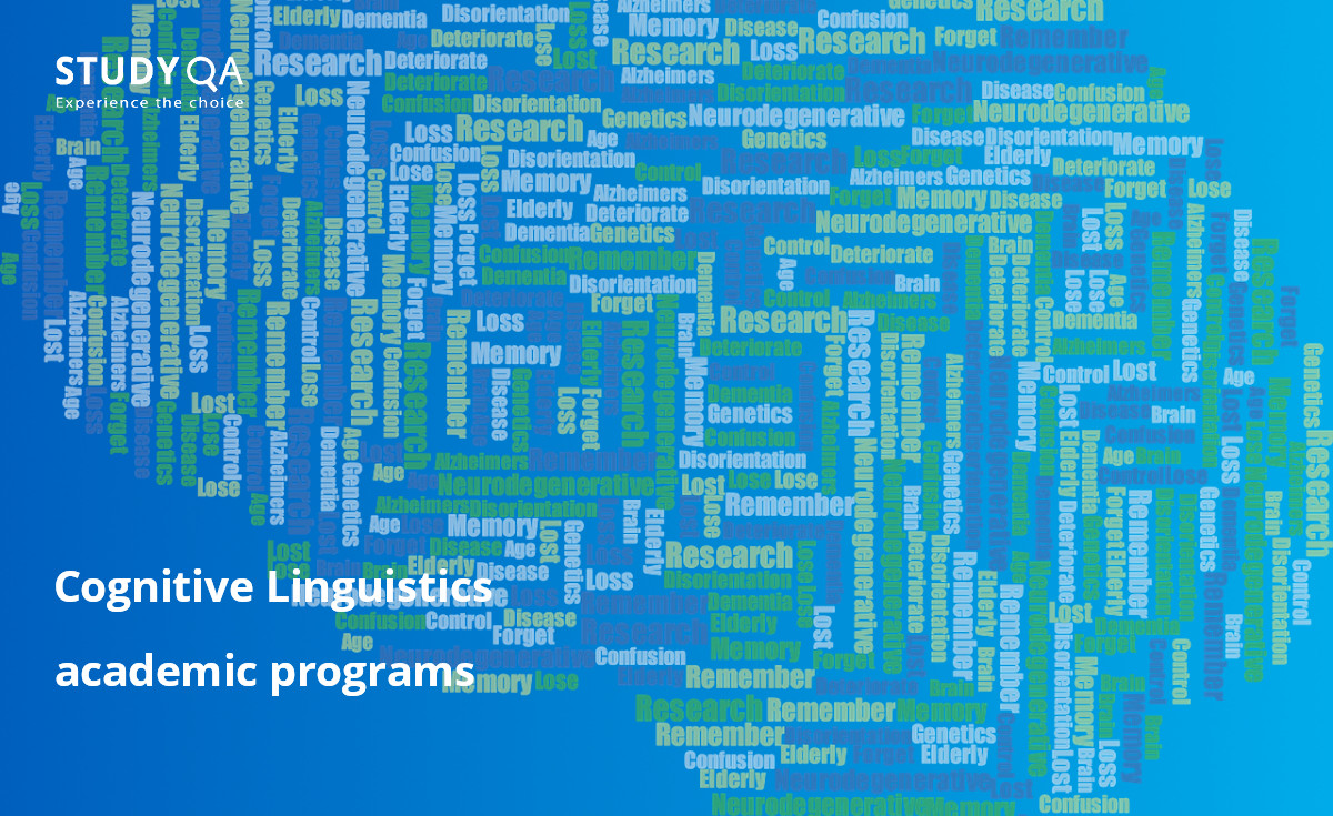 This page contains a selection of 4 master's programs in English in Cognitive Linguistics, choose one of them on the largest study abroad search platform studyqa.com