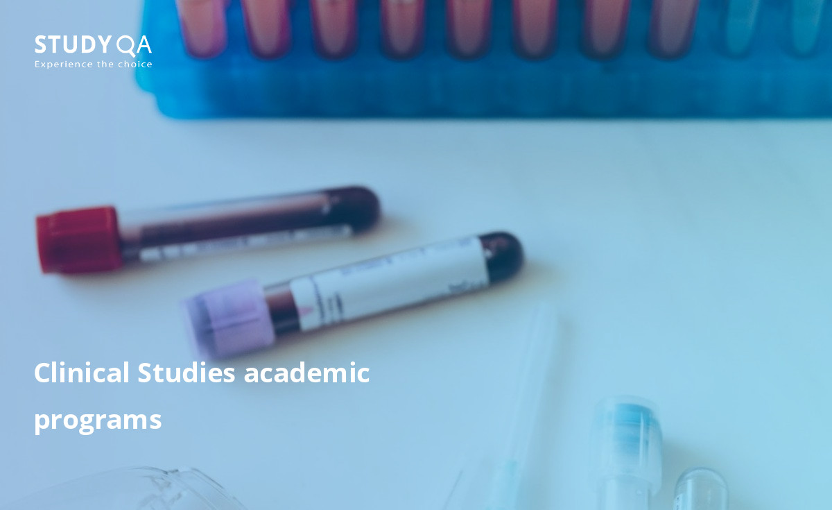 StudyQA, the largest study abroad search platform, offers 237 programs in Clinical Studies.