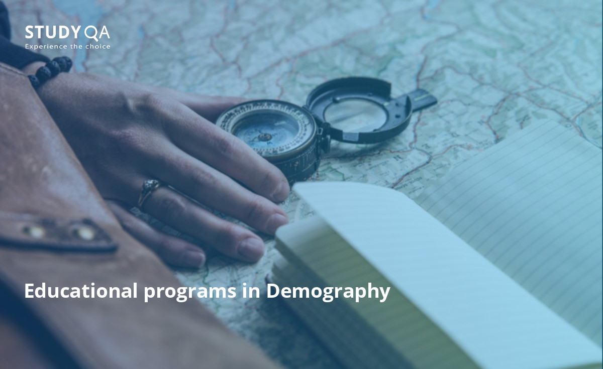 Turn into a demographer by studying at a university abroad.