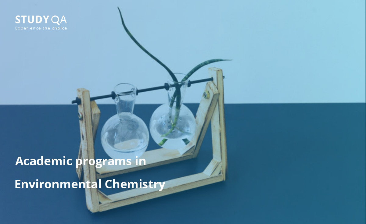 There are academic programs in Environmental Chemistry at several foreign universities. This page contains a selection of degree programmes from universities around the world that teach Environmental Chemistry.