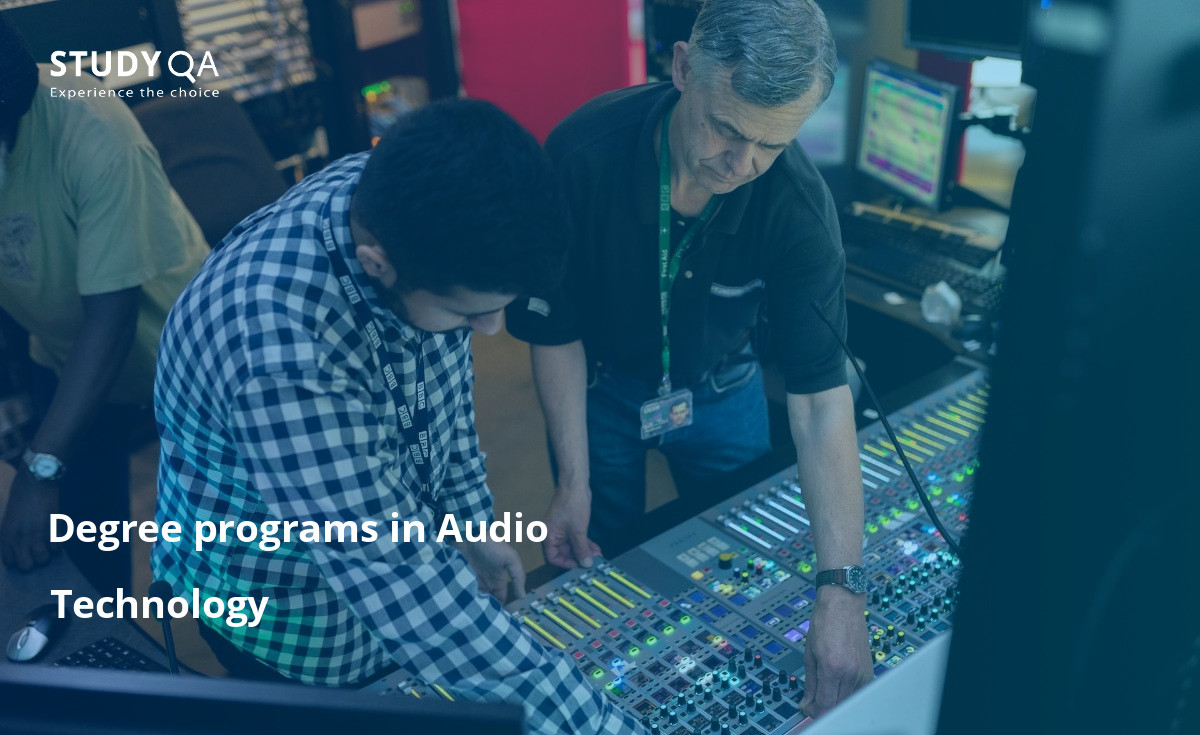 Audio engineering combines both technology and creativity. StudyQA can help you to find relevant information about educational programs, and tuition fees and compare the content of the courses