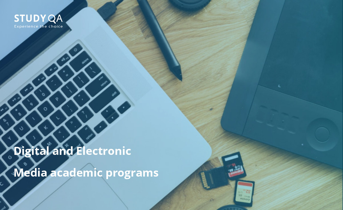 Programs in Digital and Electronic Media are a highly fascinating area of study. You have a choice among 93 programs on the biggest study abroad search platform StudyQA.