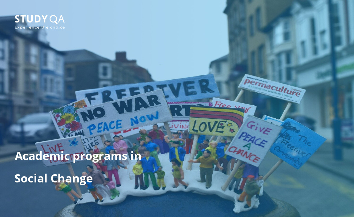 Learn about the leading universities and colleges offering courses and degrees in social change and how to apply.