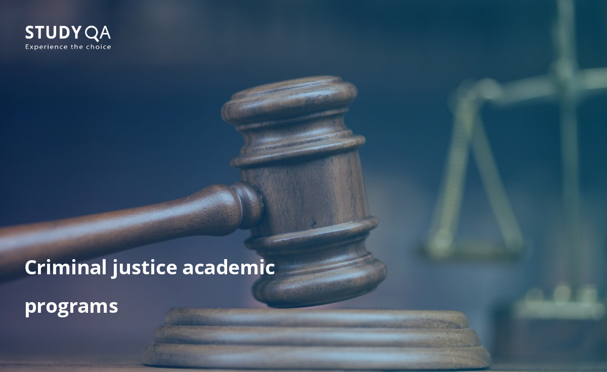 A criminal justice program usually includes courses that teach students the skills and knowledge necessary to work in law enforcement.