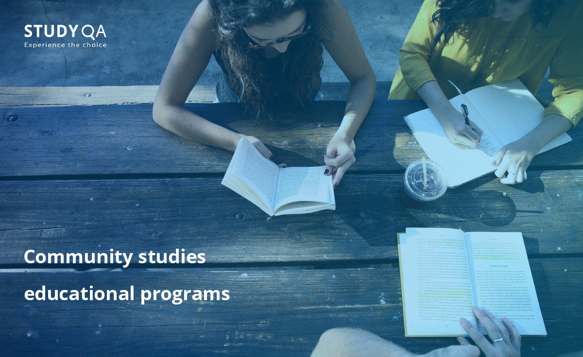 Programs in community studies can be studied at many different countries.