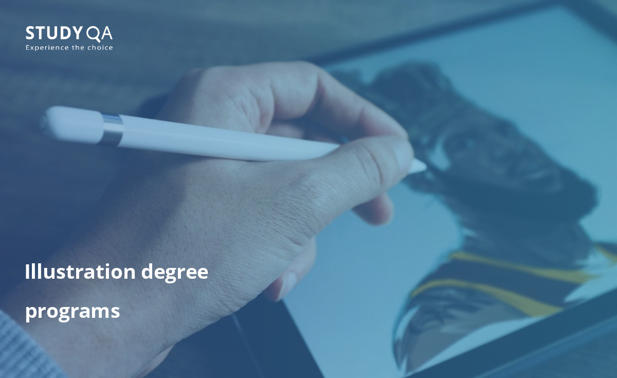 Illustration You can obtain a degree of different level in many colledges and universities of the world.