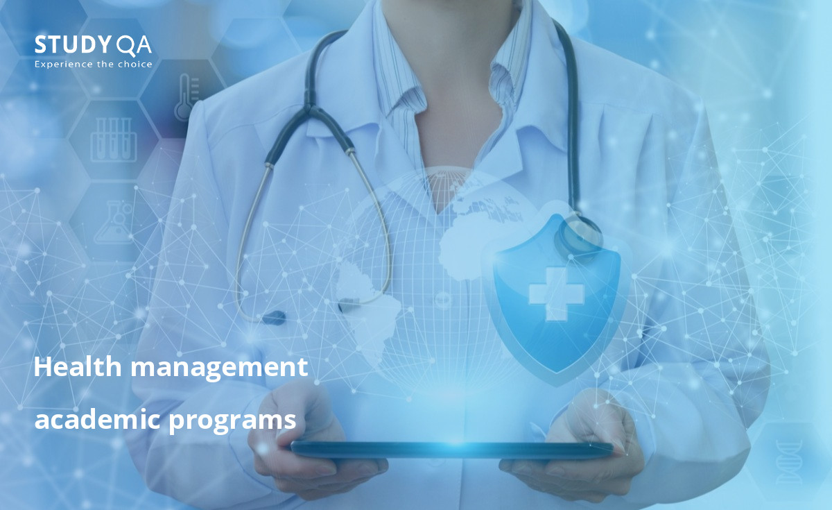 Health management is studied at a variety of universities.