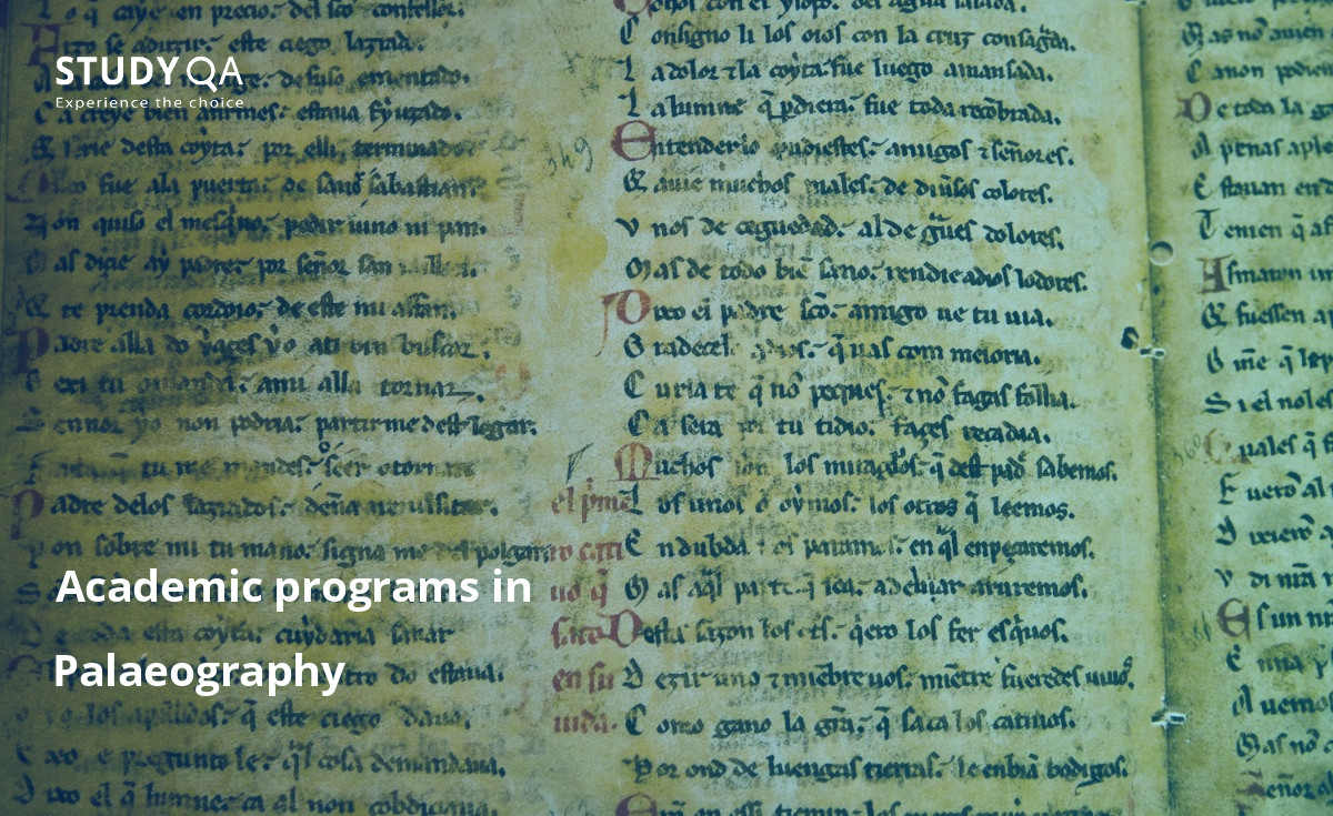 Palaeography is one of the most interesting areas to study. 