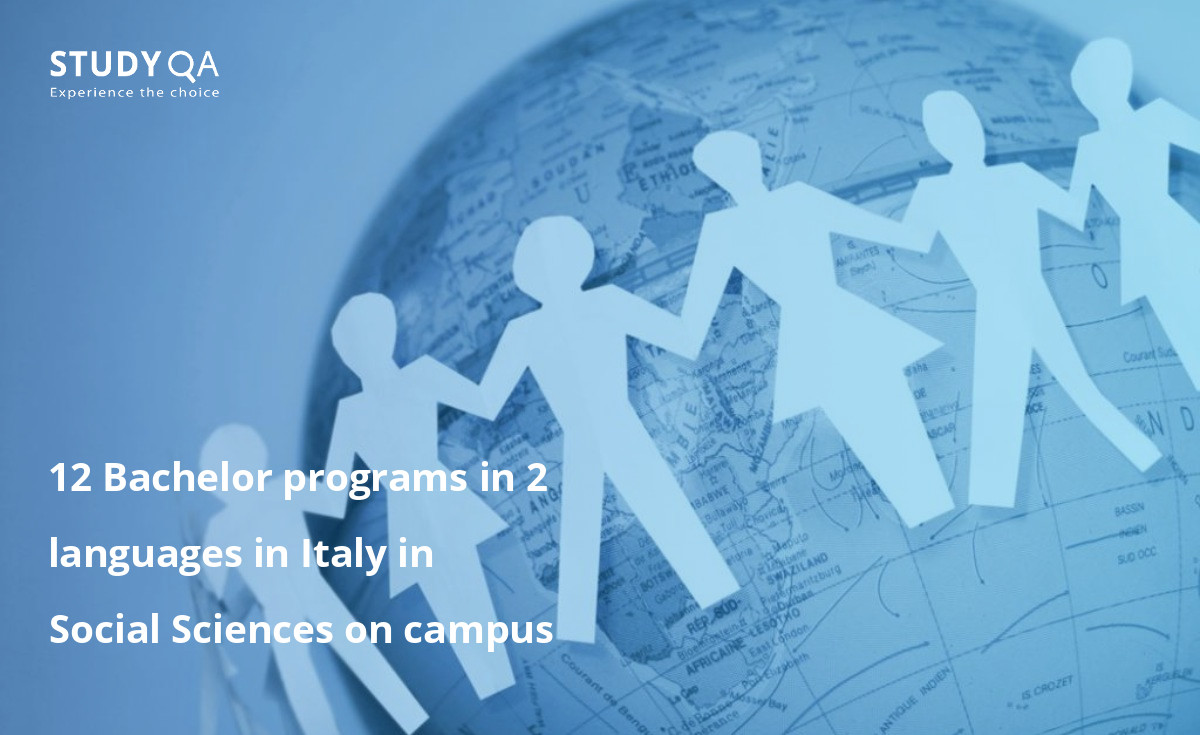 Social Sciences 12 Bachelor programs in 2 languages in Italy in Social Sciences on campus