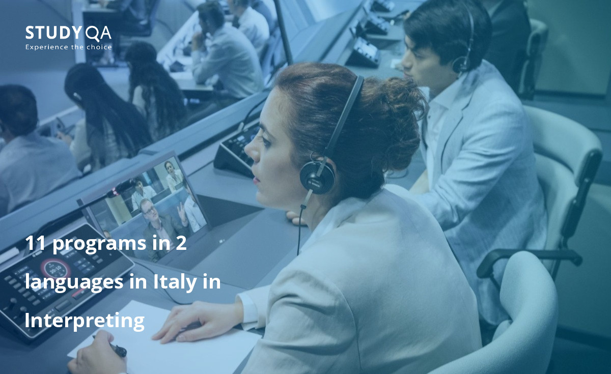 11 programs in 2 languages in Italy in Interpreting 11 programs in 2 languages in Italy in Interpreting