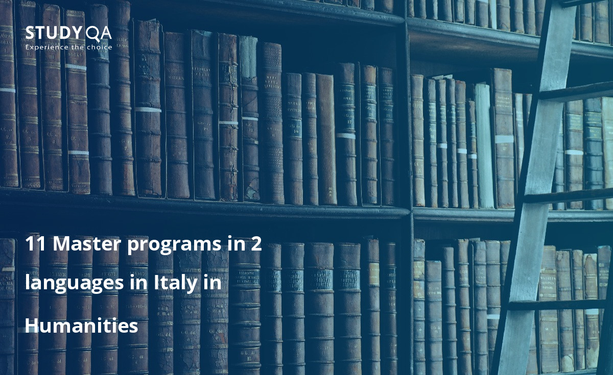 Humanities 11 Master programs in 2 languages in Italy in Humanities