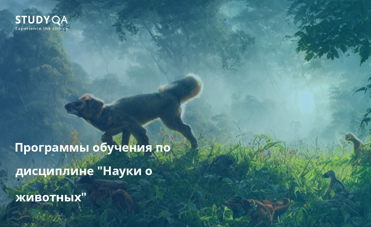 Программы обучения по дисциплине "Науки о животных" Науки о животных — это междисциплинарная область знаний, которая охватывает изучение всех животных, как домашних, так и диких. Она включает в себя изучение их биологии, поведения и экологии. Науки о животных - популярная область изучения в университетах по всему миру, и в этой области существует множество различных программ.