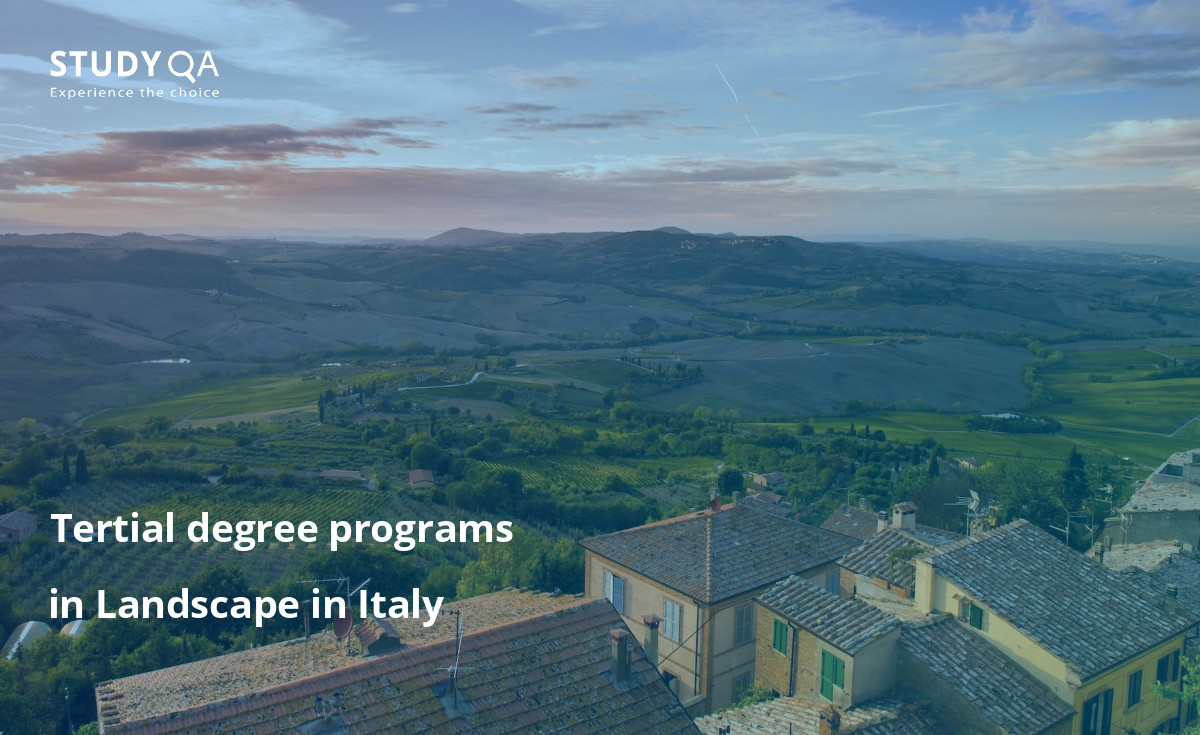 Tertial degree programs in Landscape in Italy Explore the best master's degree programs in Landscape in Italy and gain a comprehensive understanding of the field while studying in a unique and inspiring environment.