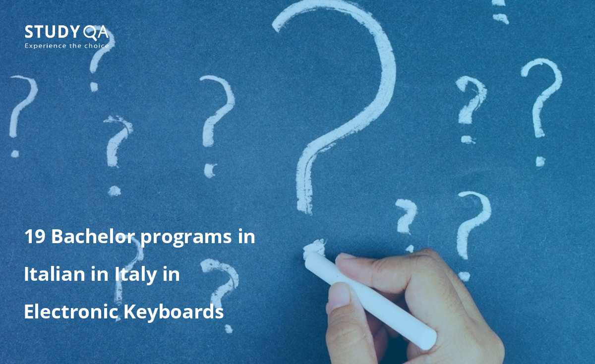19 Bachelor programs in Italian in Italy in Electronic Keyboards 19 Bachelor programs in Italian in Italy in Electronic Keyboards