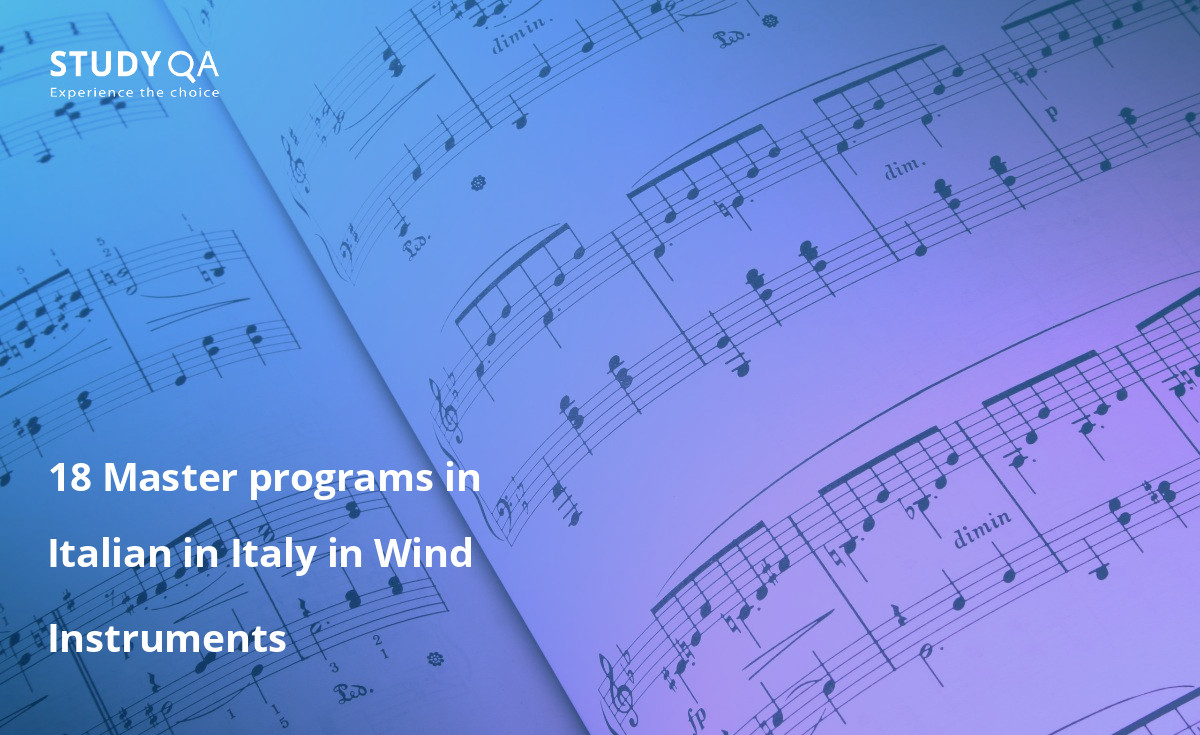 18 Master programs in Italian in Italy in Wind Instruments 18 Master programs in Italian in Italy in Wind Instruments