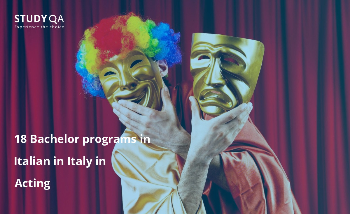 18 Bachelor programs in Italian in Italy in Acting