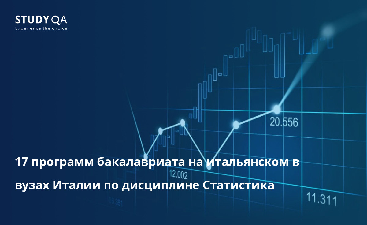 17 программ бакалавриата на итальянском в вузах Италии по дисциплине Статистика