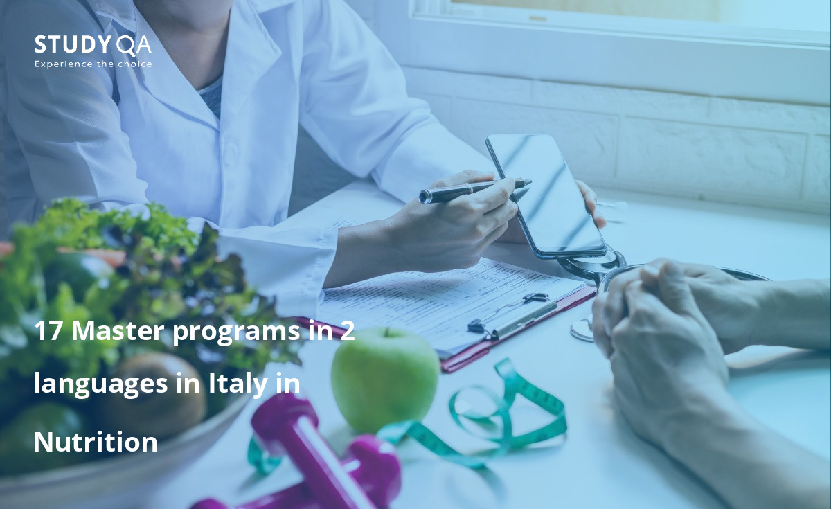 17 Master programs in 2 languages in Italy in Nutrition 17 Master programs in 2 languages in Italy in Nutrition