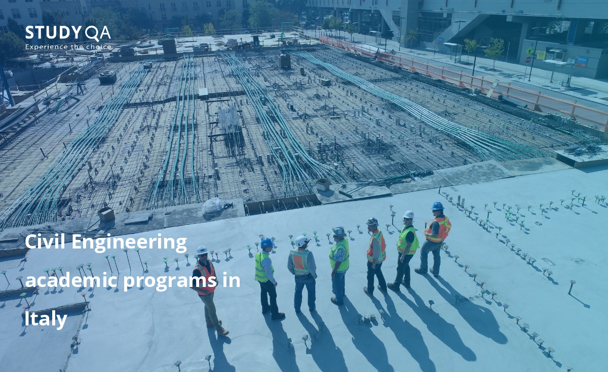 Civil Engineering academic programs in Italy Explore the opportunities for a Bachelor of Civil Engineering in Italy.