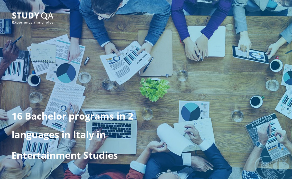 16 Bachelor programs in 2 languages in Italy in Entertainment Studies 16 Bachelor programs in 2 languages in Italy in Entertainment Studies