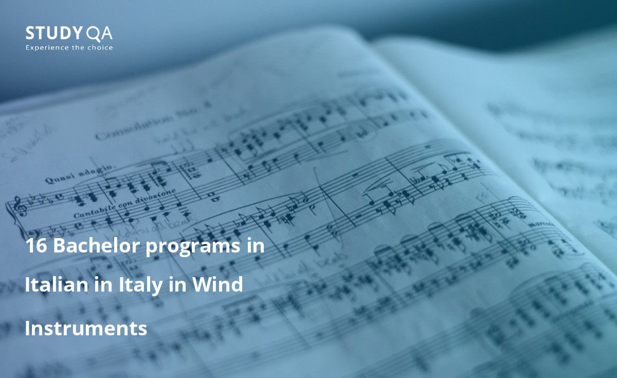 16 Bachelor programs in Italian in Italy in Wind Instruments 16 Bachelor programs in Italian in Italy in Wind Instruments