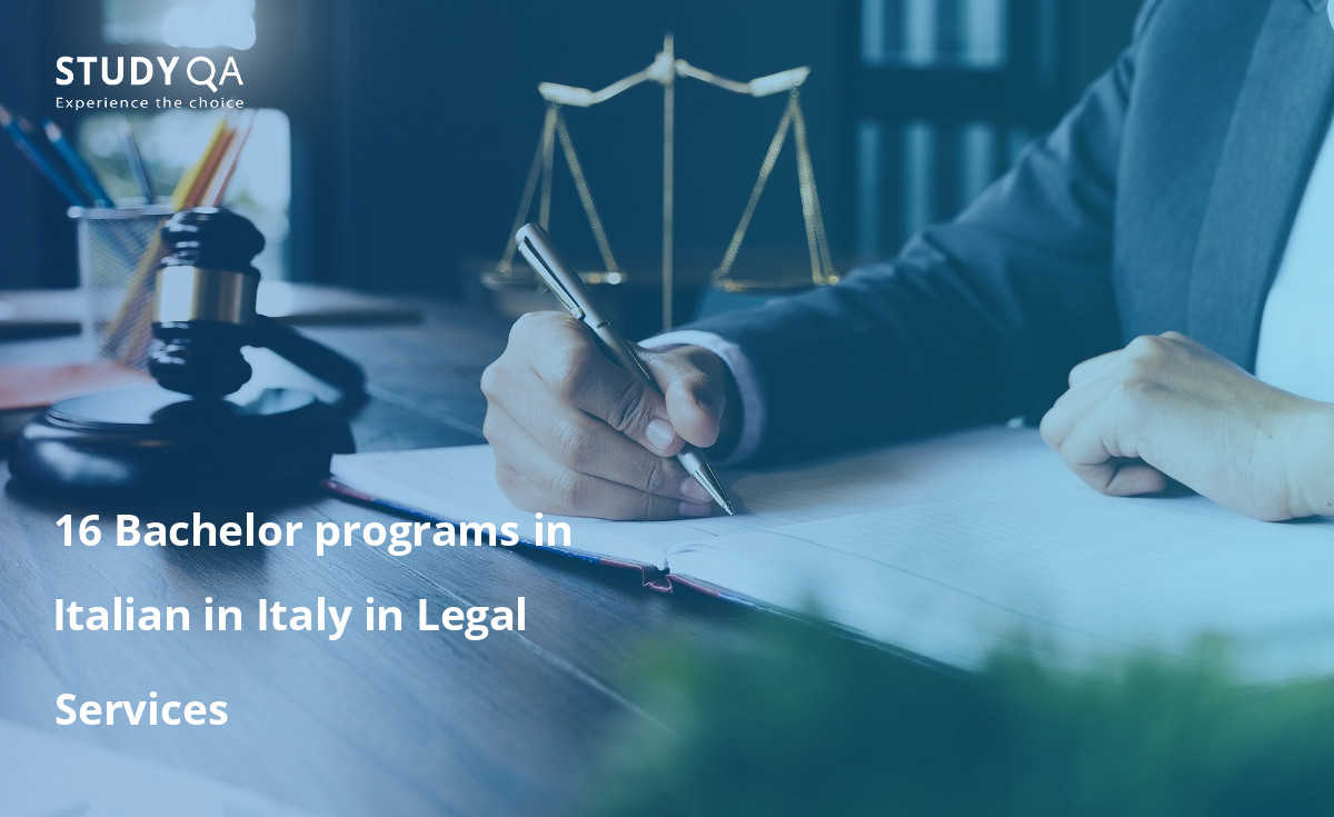 16 Bachelor programs in Italian in Italy in Legal Services 16 Bachelor programs in Italian in Italy in Legal Services