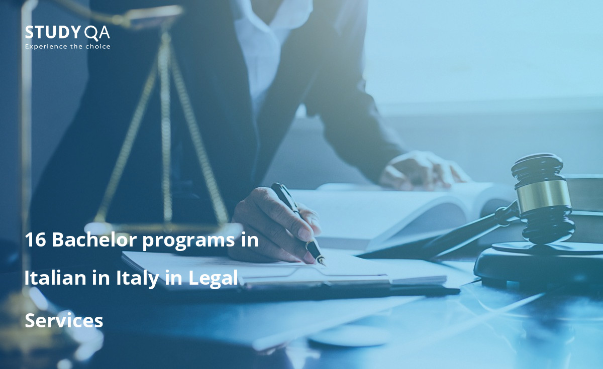 16 Bachelor programs in Italian in Italy in Legal Services