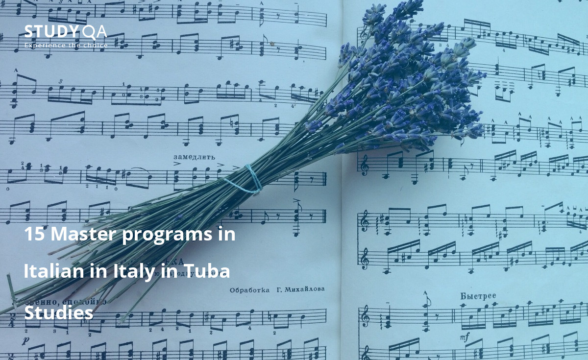 15 Master programs in Italian in Italy in Tuba Studies 15 Master programs in Italian in Italy in Tuba Studies