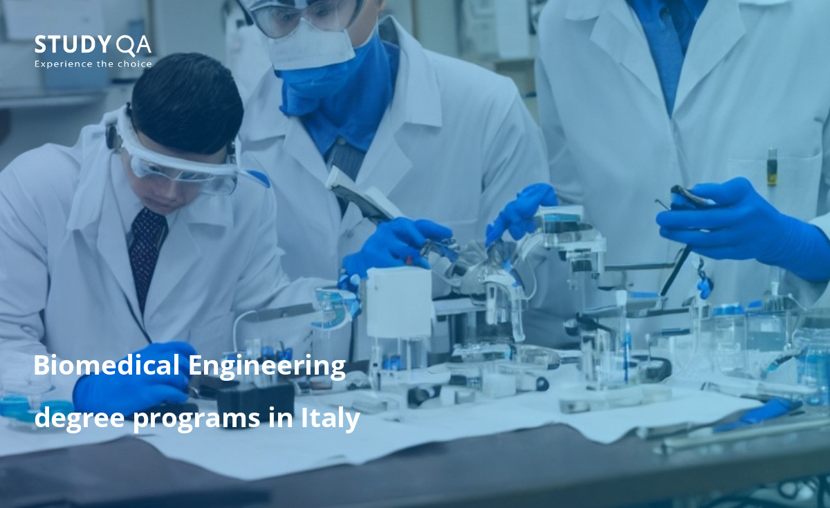 Biomedical Engineering degree programs in Italy Looking for a great biomedical engineering study program in Italy? Check out the University of Bologna, the University of Padua, or the University of Turin. These schools offer excellent programs in this field.