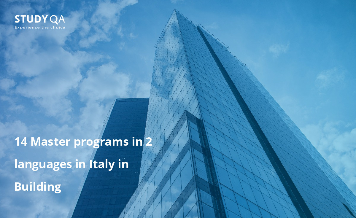 14 Master programs in 2 languages in Italy in Building 14 Master programs in 2 languages in Italy in Building