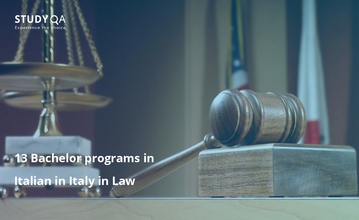 13 Bachelor programs in Italian in Italy in Law 13 Bachelor programs in Italian in Italy in Law