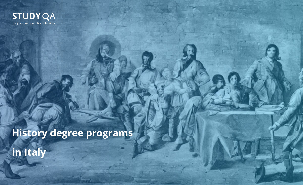 History degree programs in Italy If you're interested in learning more about history, consider studying in Italy. There are many different history bachelor study programs available, each with its own focus and approach. Most programs offer opportunities for internships and fieldwork, which can give you valuable experience in the field.