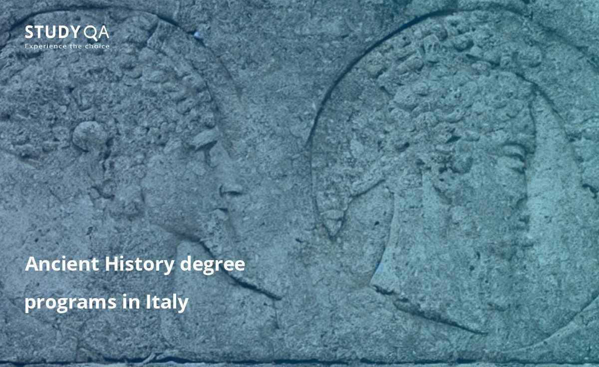 Ancient History degree programs in Italy The Ancient History Master study programs in Italy offer a unique and comprehensive approach to the study of the ancient world. Students have the opportunity to explore a variety of topics, including the history, literature, art, and archaeology of ancient Greece, Rome, and the Near East.