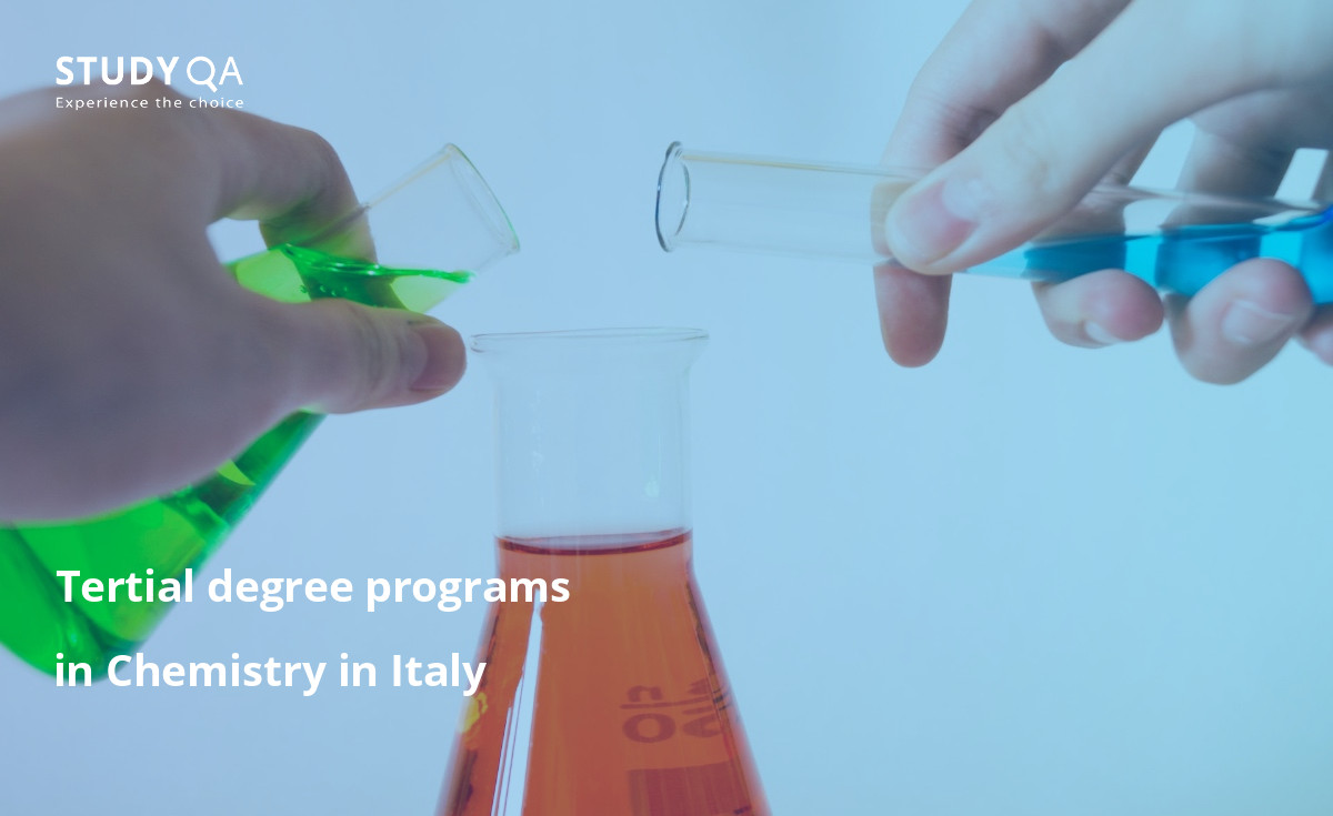 Tertial degree programs in Chemistry in Italy This text discusses Bachelor's programs in Chemistry offered in Italy, highlighting institutions such as the University of Bologna, the University of Milan, and the University of Pisa.