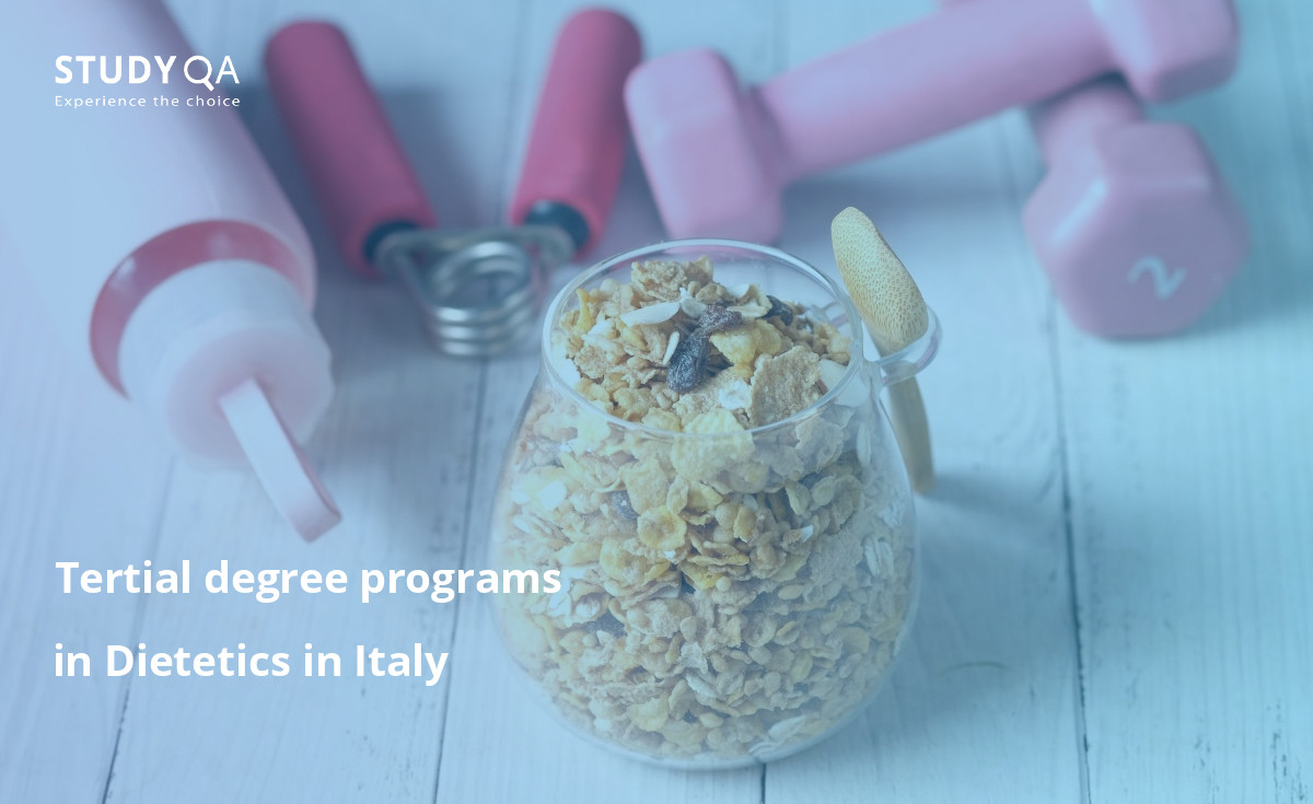 Tertial degree programs in Dietetics in Italy This article explores the benefits of pursuing a full-time bachelor's program in dietetics on-campus in Italy.