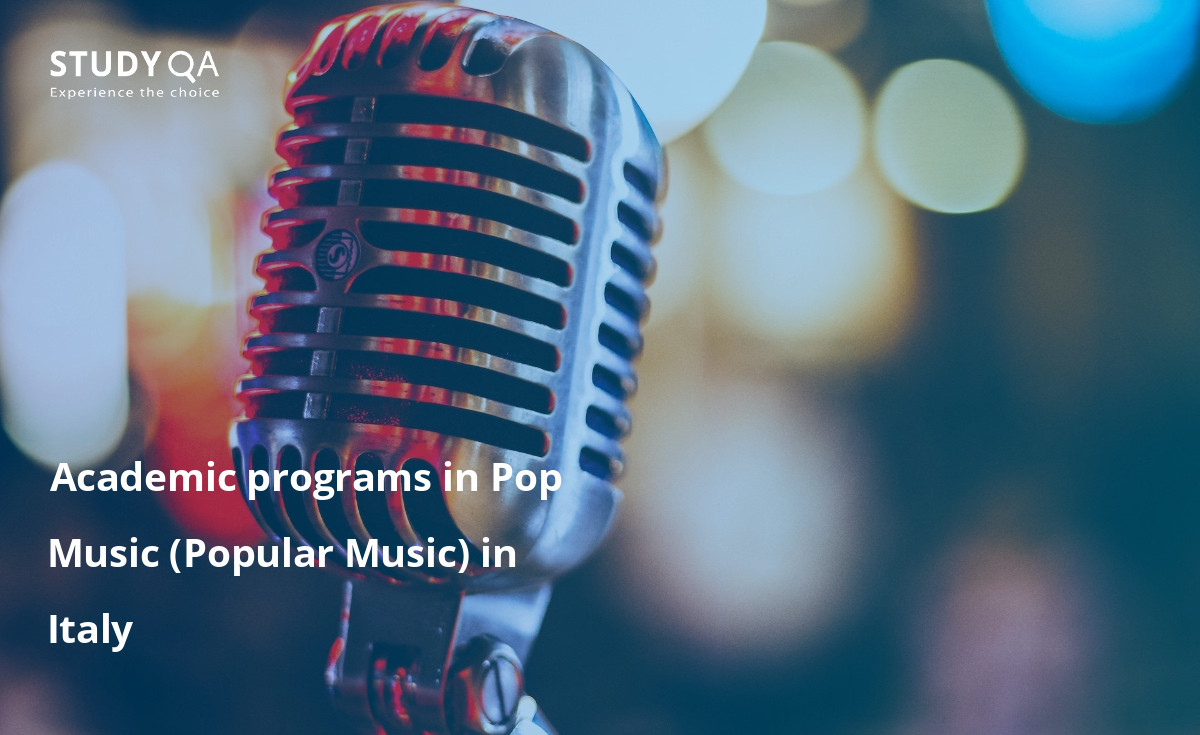 Academic programs in Pop Music (Popular Music) in Italy Interested in pursuing a career in pop music?