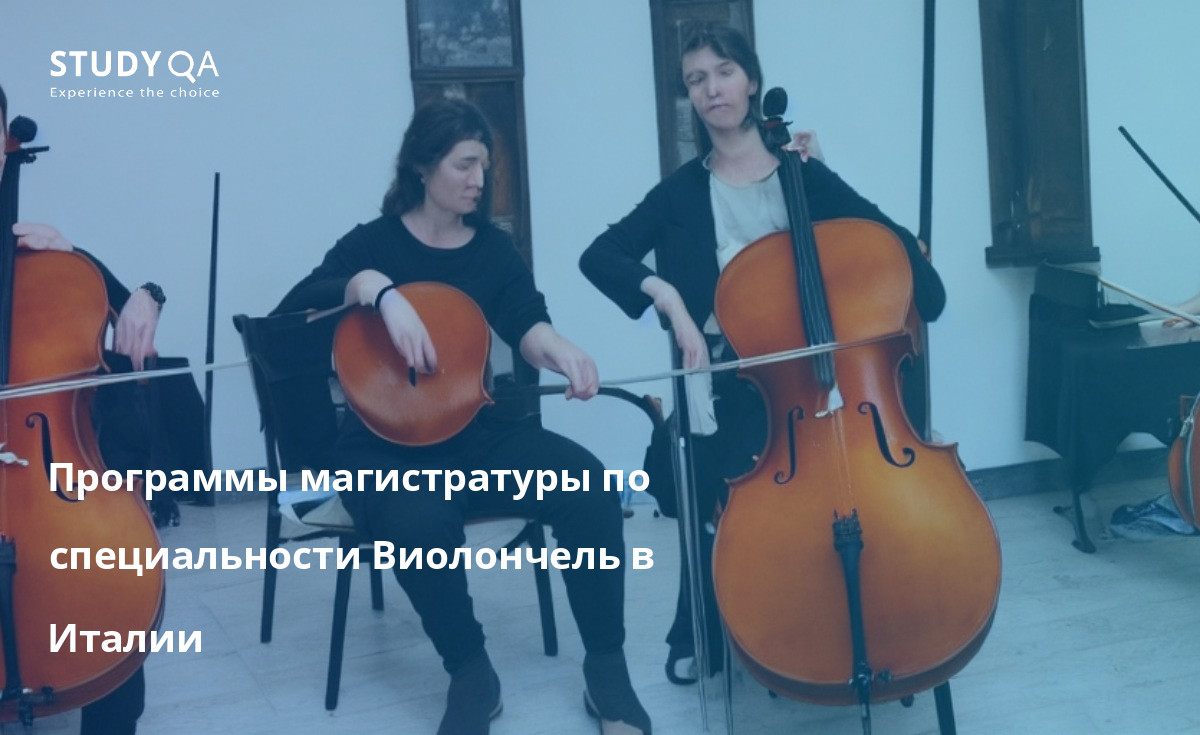 Программы магистратуры по специальности Виолончель в Италии Хотите изучать виолончель в Италии? Ознакомьтесь с множеством различных программ бакалавриата по изучению виолончели, доступных в некоторых из лучших школ страны. Эти программы предлагают студентам комплексное образование по всем аспектам виолончели, от истории и теории до исполнительства и композиции. и самый низкочастотный смычковый струнный инструмент в современном симфоническом оркестре. Виолончелист - это музыкант, играющий на виолончели.