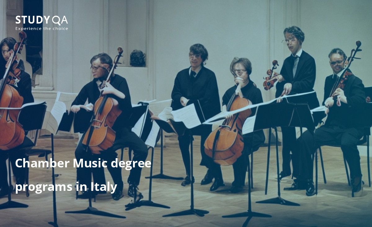 Chamber Music degree programs in Italy Learn about three great Chamber Music Bachelor study programs in Italy. These programs offer training in both classical and contemporary chamber music.