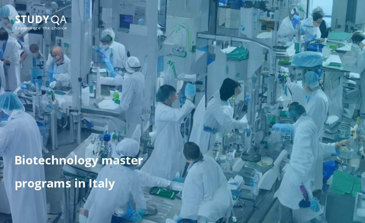 Biotechnology master programs in Italy Looking for a biotechnology master study program in Italy? Look no further than the many excellent programs offered by universities in this country. You will gain a wealth of knowledge and experience in this fascinating field, and you will also have the opportunity to gain experience in the workplace.