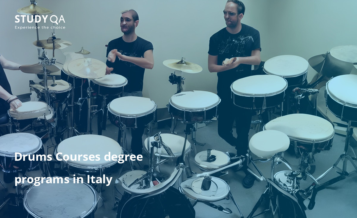 Drums Courses degree programs in Italy Looking for a drums course bachelor study program in Italy? Look no further than our comprehensive list of programs at schools around the country. Whether you are a beginner or an experienced drummer, there is a course that is perfect for you.
