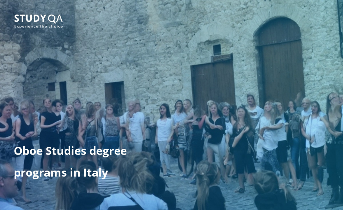 Oboe Studies degree programs in Italy Oboe Studies Bachelor study programs in Italy offer a comprehensive education in the art of playing the oboe. Students will develop their skills as musicians and learn about the history and culture of the instrument.