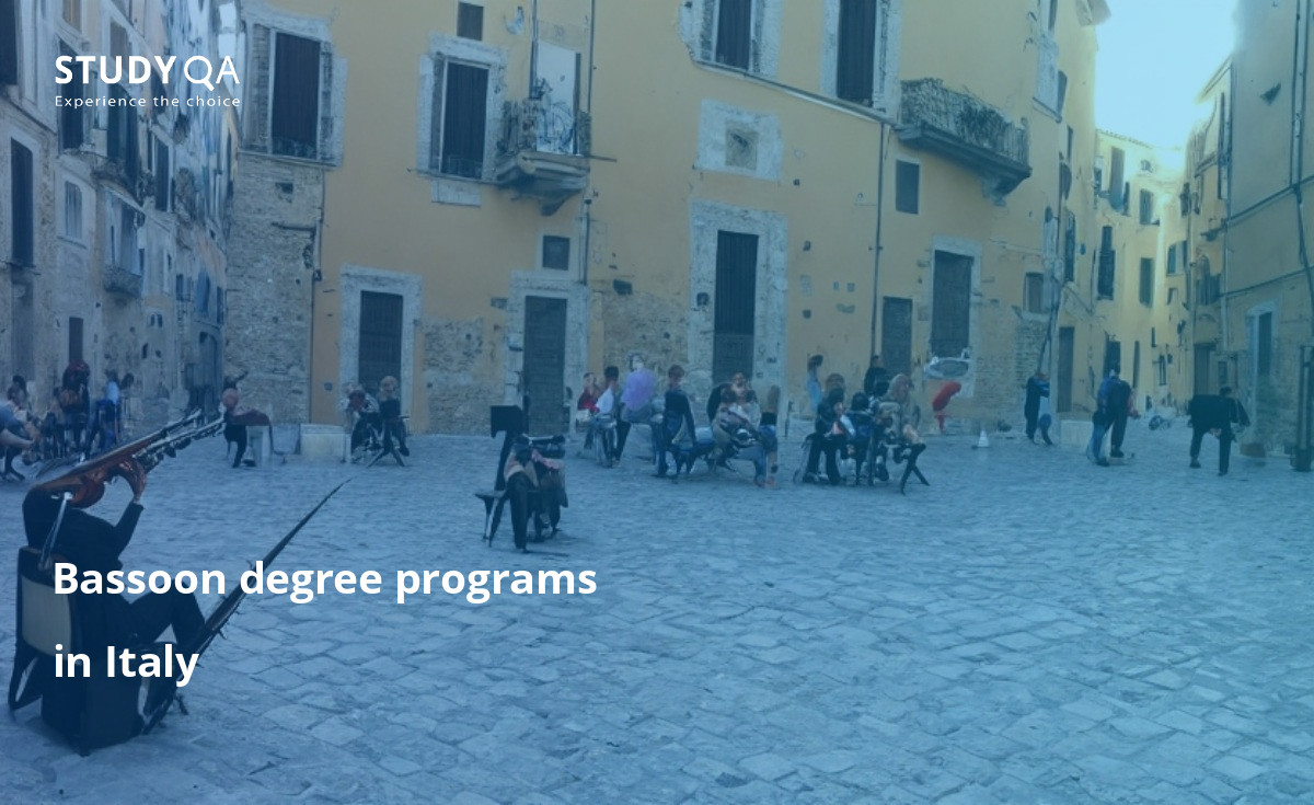 Bassoon degree programs in Italy Bassoon Bachelor study programs in Italy are very popular among the students. The programs are designed to provide students with a comprehensive and in-depth knowledge of the instrument. They also offer a great opportunity to learn about the Italian culture and music.