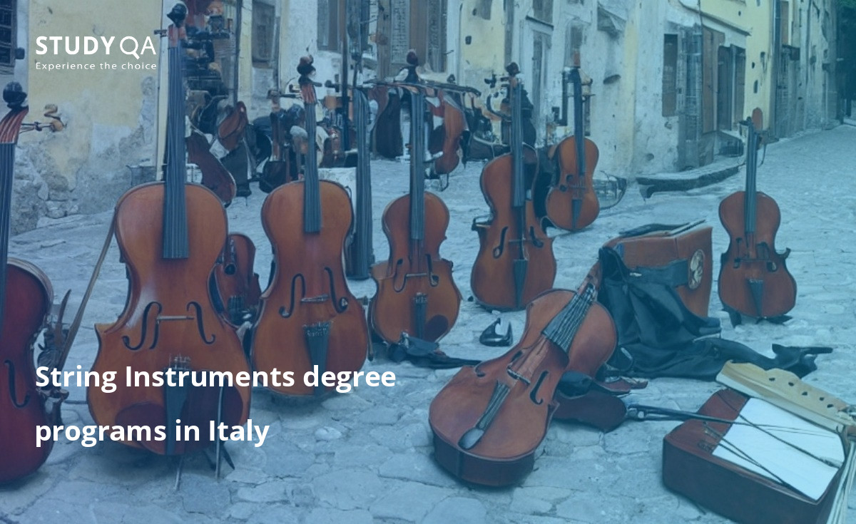 String Instruments degree programs in Italy Looking to study string instruments in Italy? Check out our list of the best music schools in the country, and find the perfect program for you.