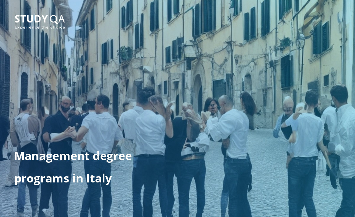 Management degree programs in Italy Management study programs in Italy are very popular among students. The courses are usually very comprehensive, and graduates are well-prepared for a career in business.