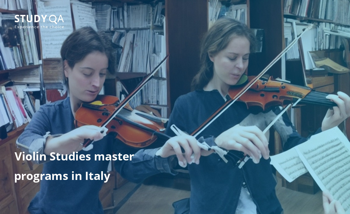 Violin Studies master programs in Italy Looking to study the violin? Italy is a great place to do so, with many master study programs available. Each program offers its own unique benefits, so be sure to find the perfect one for you.