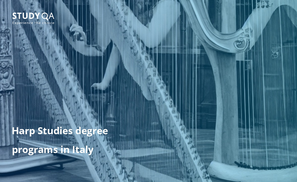 Harp Studies degree programs in Italy Harp Studies Bachelor study programs in Italy offer students a comprehensive and in-depth education in the art of harp playing. Students will learn how to play the harp in a variety of styles, and will also have the opportunity to study the history and theory of music. In addition, students will develop their skills in music composition, conducting, and teaching. Graduates of a Harp Studies Bachelor study program in Italy will be able to pursue careers as professional harpists, music educators, or musicologists.
