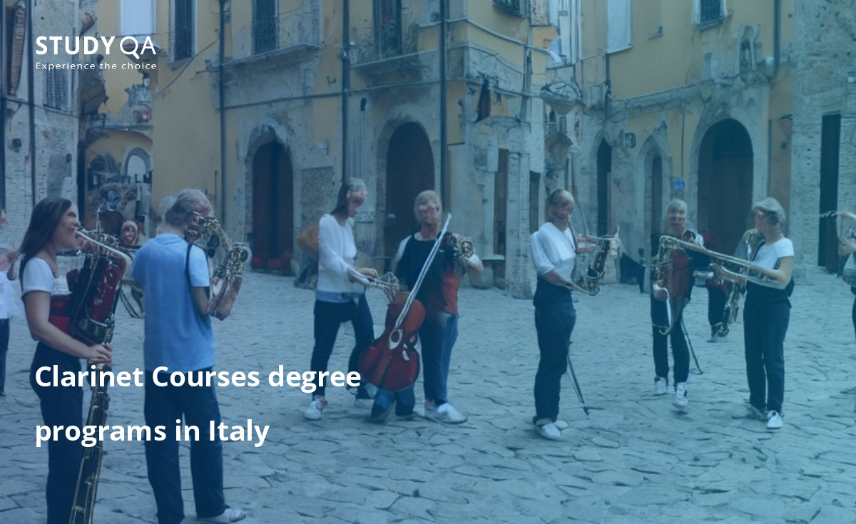 Clarinet Courses degree programs in Italy Looking for a master study program in Italy? You will find a wealth of excellent options to choose from at the prestigious conservatories in Rome, Florence, and Milan. The curriculum at these schools is extremely comprehensive, and you will be able to study with some of the best teachers in the world. In addition to learning the basics of clarinet playing, you will also have the opportunity to explore a wide range of repertoire and styles.
