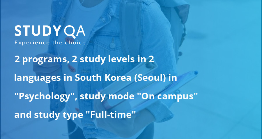 phd in psychology in south korea