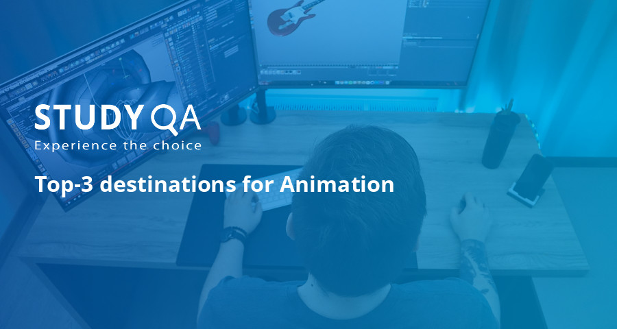 StudyQA — Top-3 destinations for Animation Studies